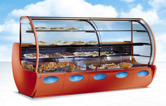 Konditorei-Vitrine Arco Konditorei-Vitrinen Arco Konditoreivitrine Arco